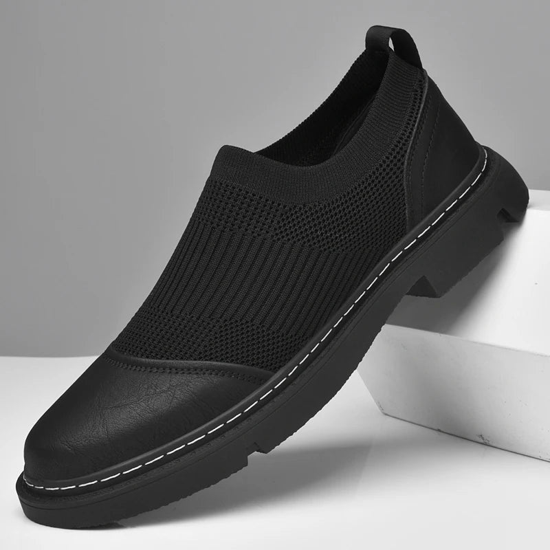 Low Top Solid Slip-On Shoes