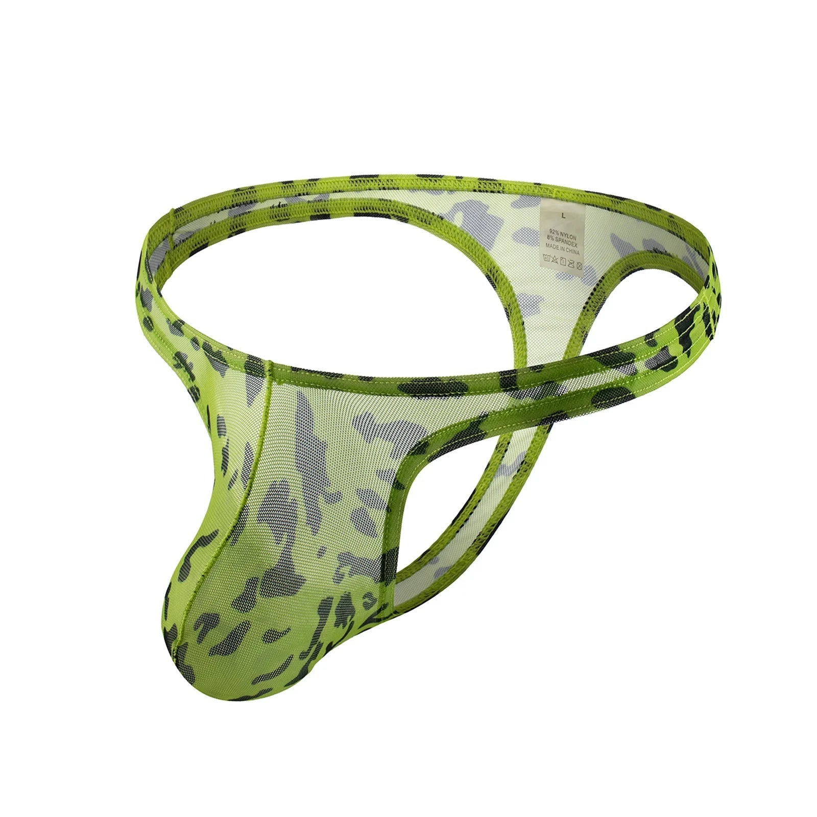 Sexy Mesh Sheer Front Pouch Thong