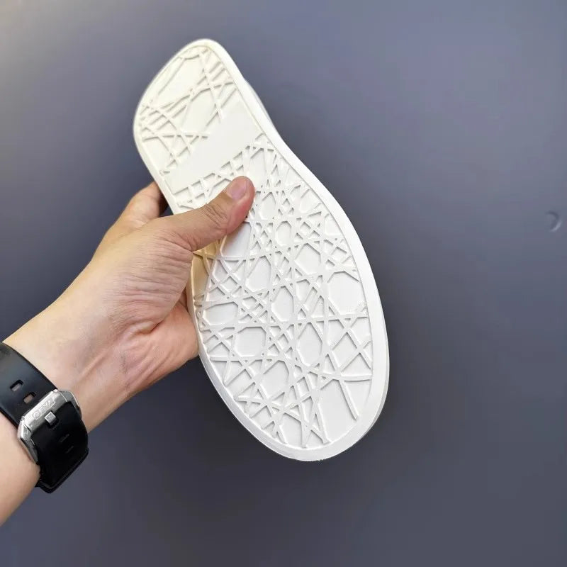 Cowhide Genuine Leather Platform Shoes