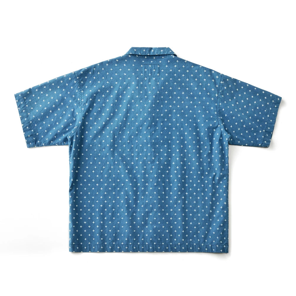 Blue Color Printed Pattern Shirt