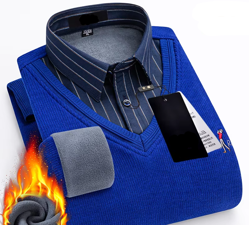 Two Layered Warm Thickened Sweater