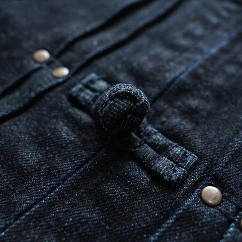 Chinese Style Indigo Selvedge Jacket