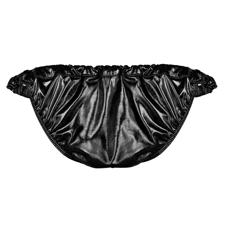 Stretchable Latex Spandex Men Brief