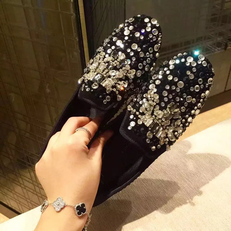 Luxury Rhinestone Style Men's Shoes