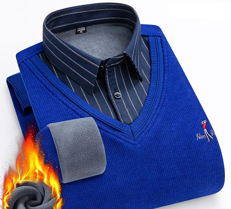 Two Layered Warm Thickened Sweater