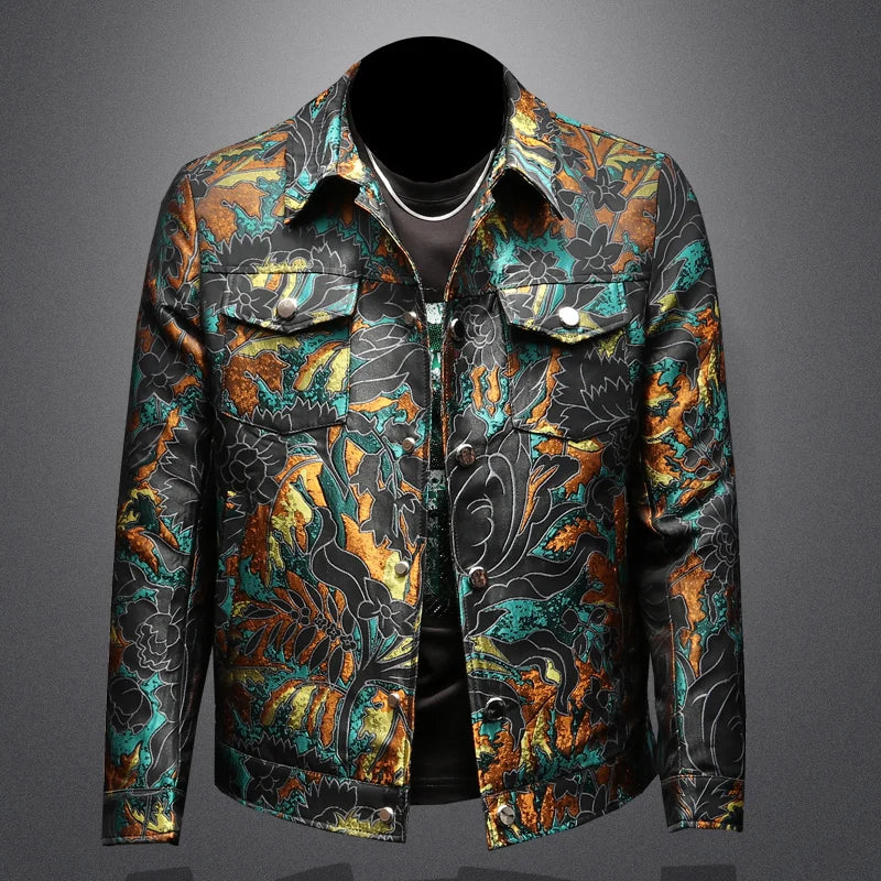 Luxury Embroidery Jacquard Jacket