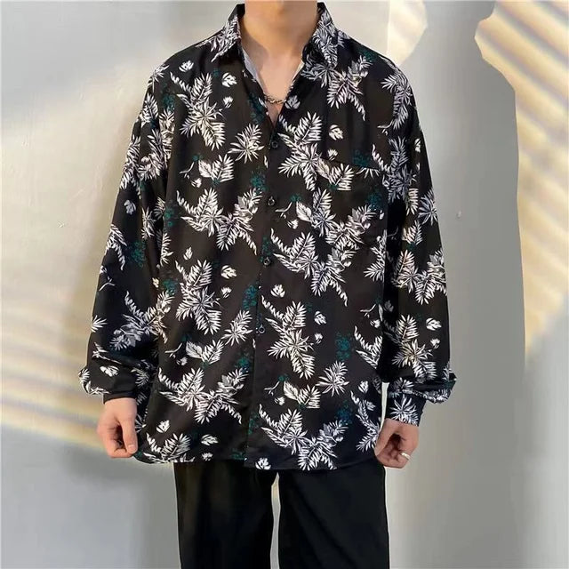 Floral Printed Loose Fit Shirt