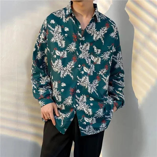 Floral Printed Loose Fit Shirt