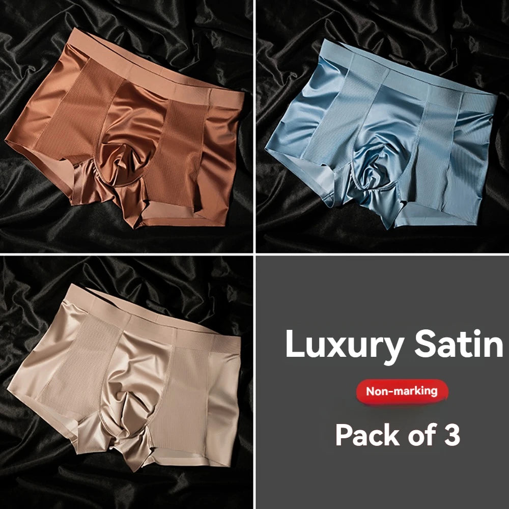 Breathable Mesh Nylon-Spandex Boxer Set