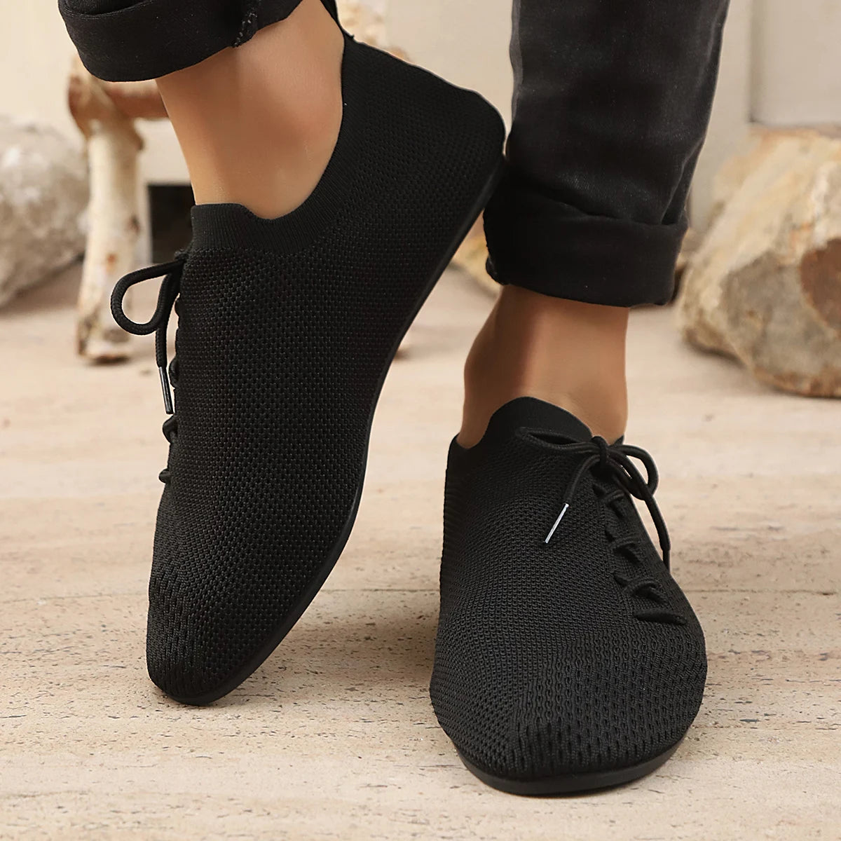 Thin Bottom Breathable Mesh Shoes