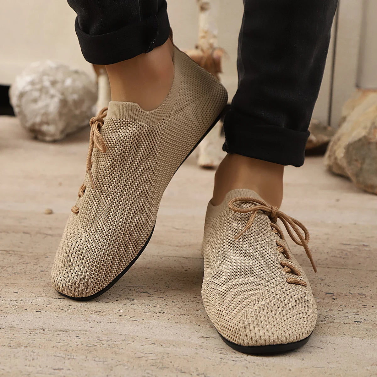 Thin Bottom Breathable Mesh Shoes