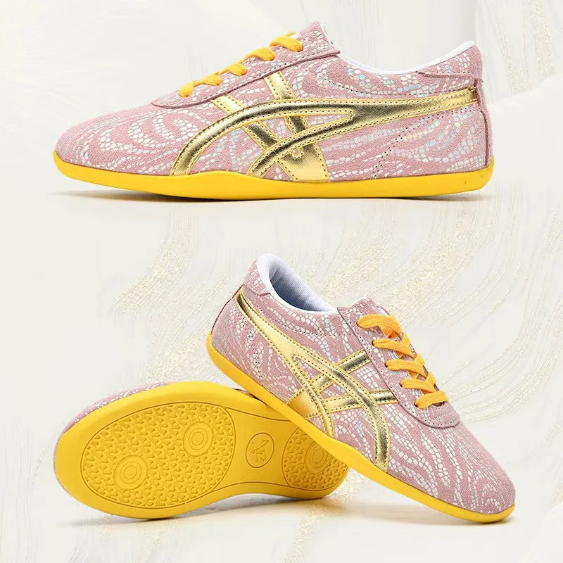 Retro Lace Pattern Sport Sneakers