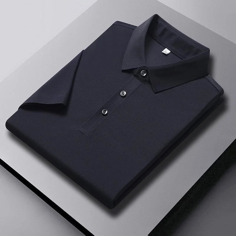Classic Seamless Short Sleeve Polo Shirt