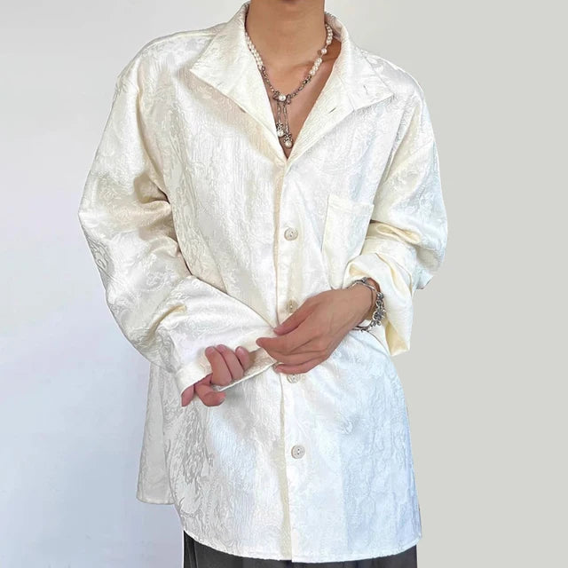 Chinese Style Retro Jacquard Shirt