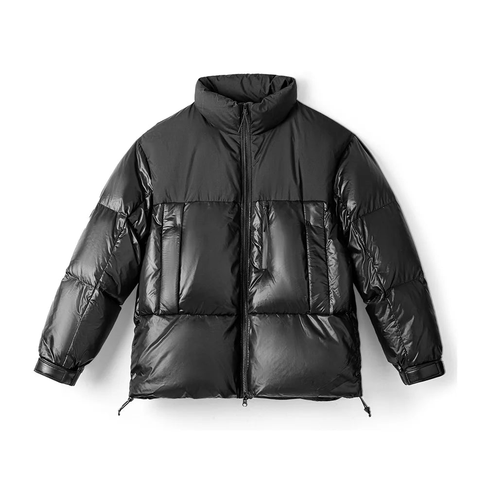 Black Thickened and Cold-Proof Winter Parka