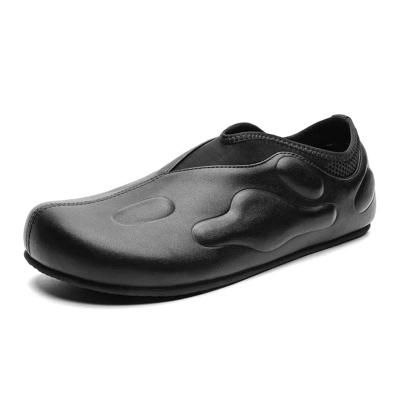 Aether Sculpt Slip-On Leather Shoes