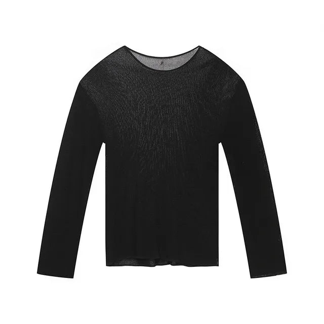 Solid Summer Long Sleeve T-Shirt