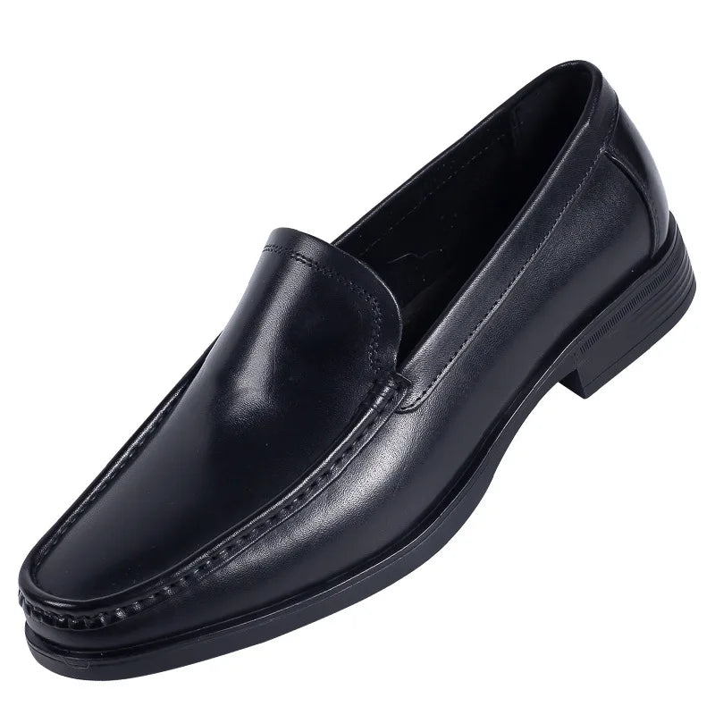 Genuine Leather Slip-On Men's Loafers