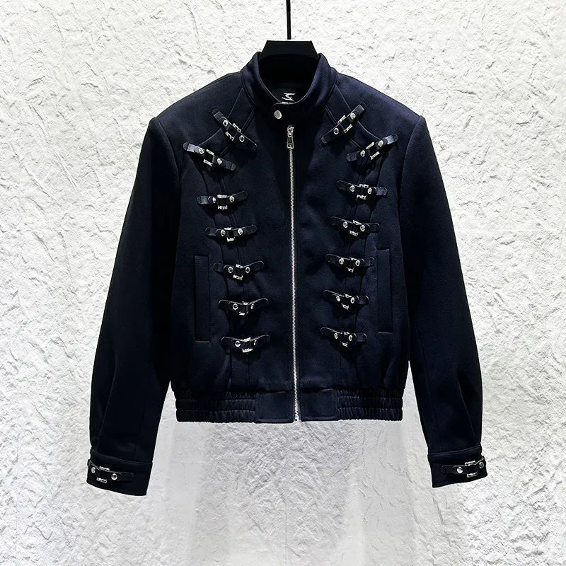 Steampunk Multi-Buckle Men's Jacket