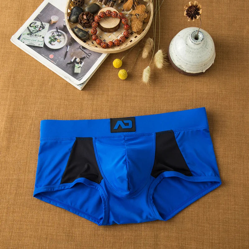 Color Block Patchwork Men Brief