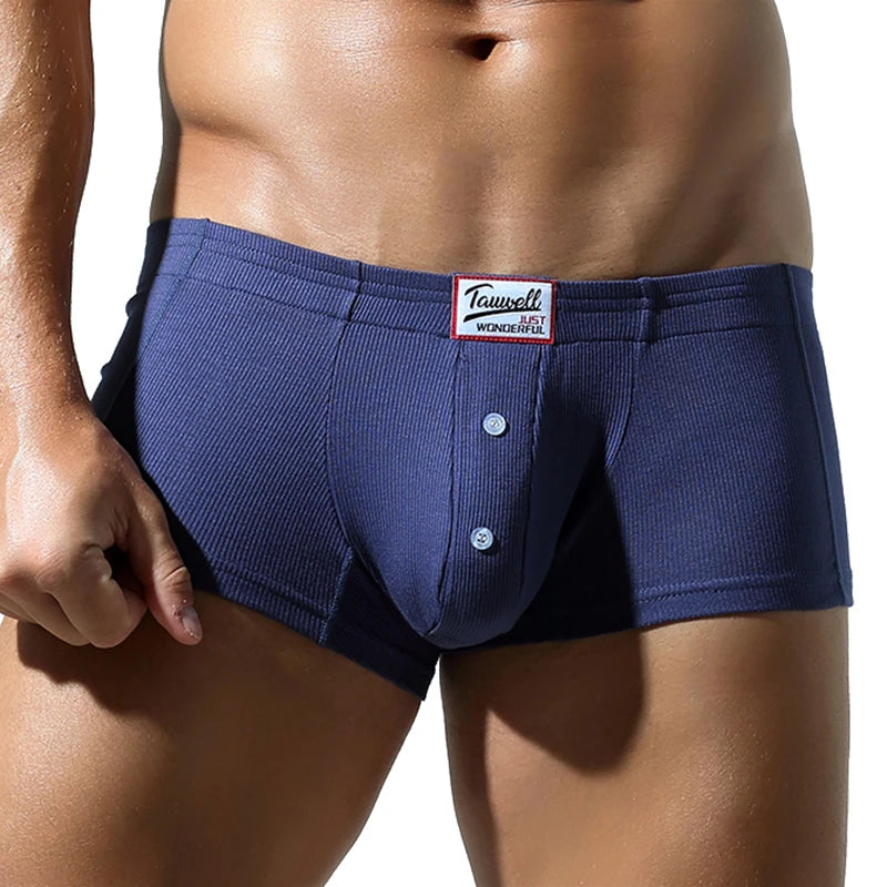 Solid Rayon Spandex Men's Boxer