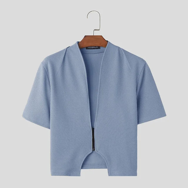 Casual Irregular Front Polyester Shirt