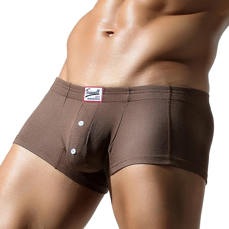 Solid Rayon Spandex Men's Boxer