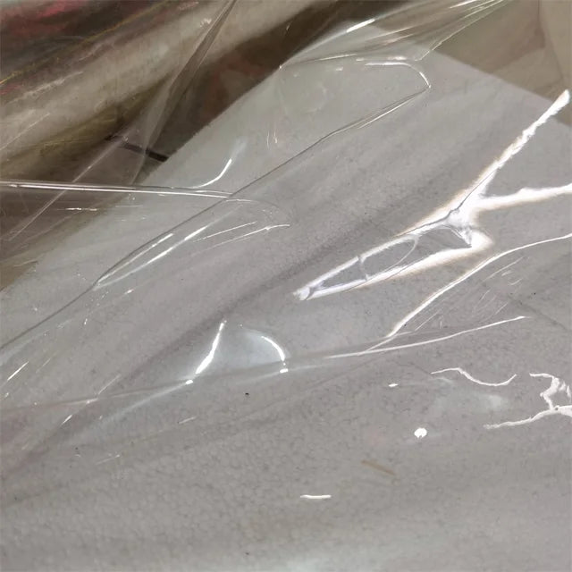 Clear PVC See-through Stand Collar Long Sleeve Jackets