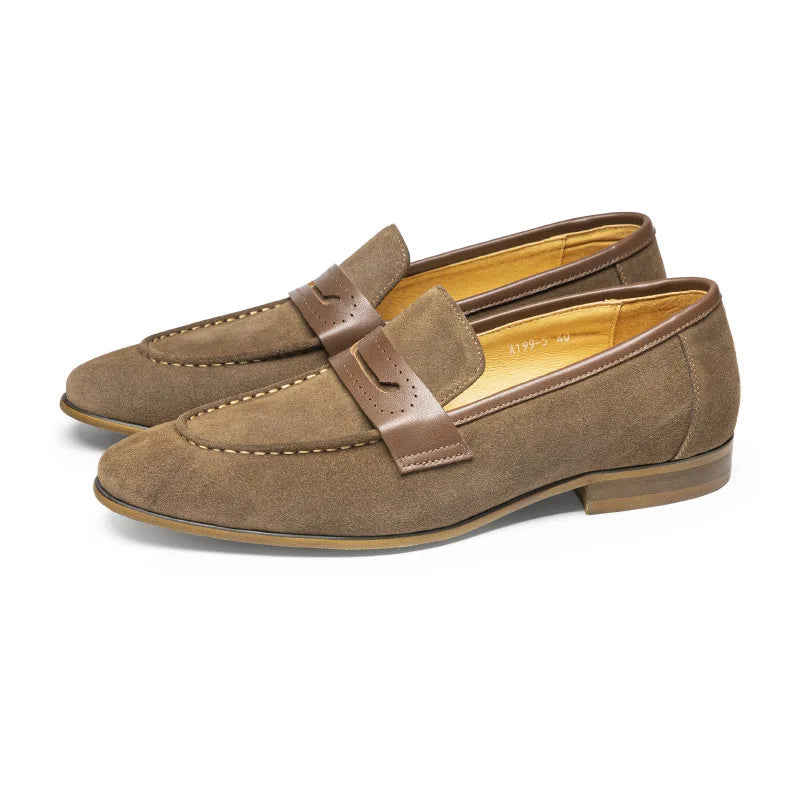 Elegant Suede Casual Men's Loafers