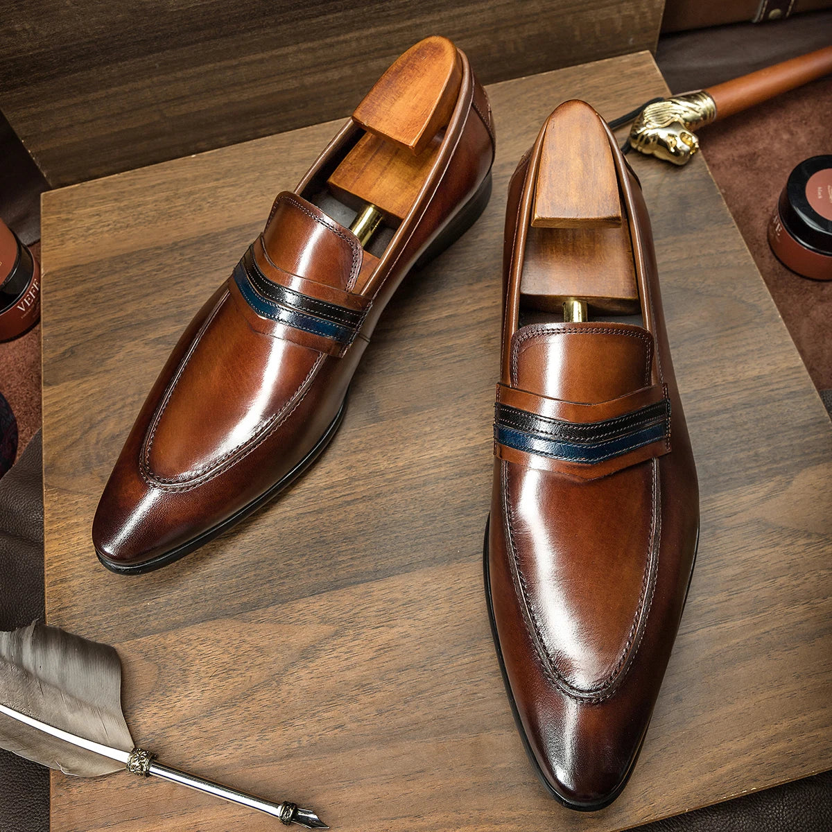 Men's Formal Penny Strap Loafers