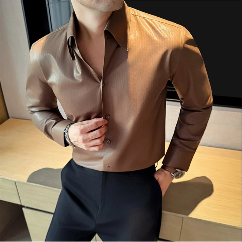 Big Collar Slim Fit Shirt