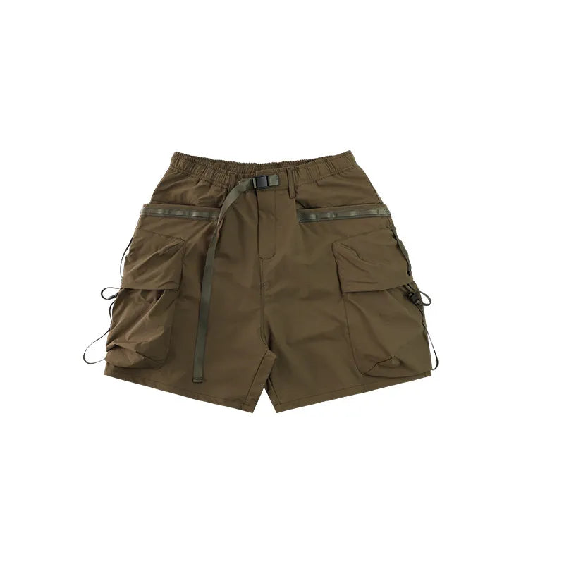 Loose Fit Multi Pocket Lightweight Shorts