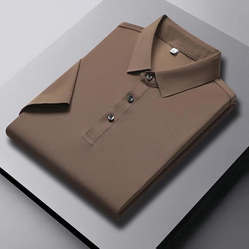 Classic Seamless Short Sleeve Polo Shirt