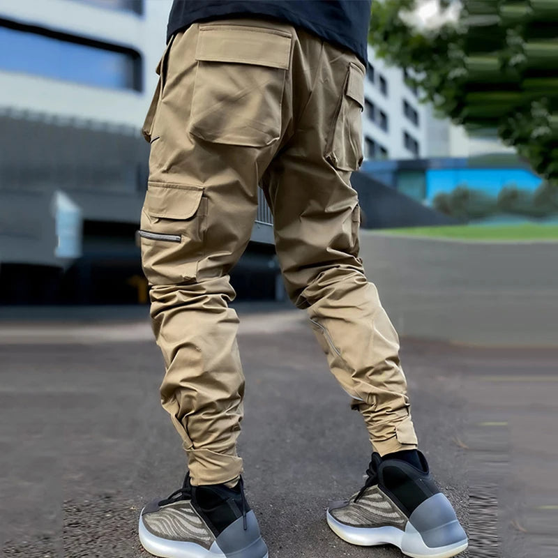 Tactical Multi-pocket Reflective Cargo Pants
