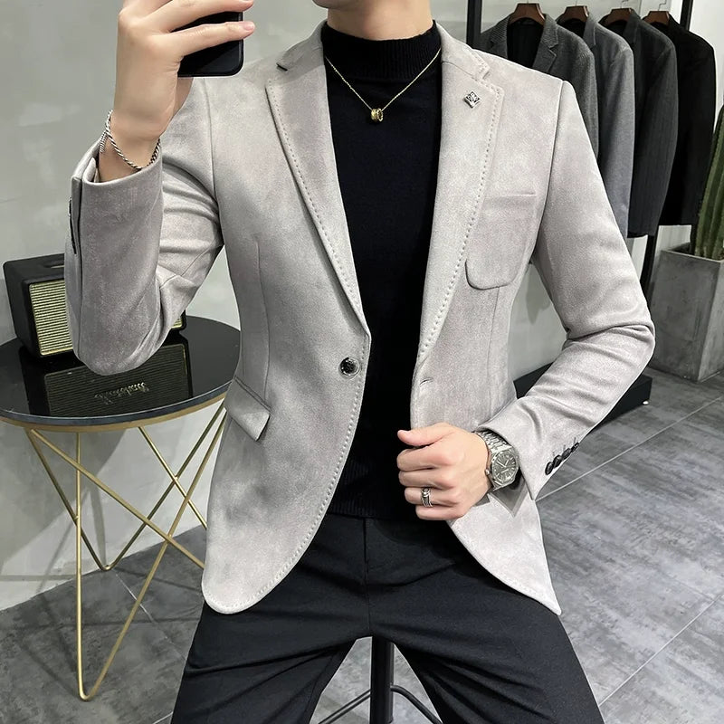 Stylish Modern Men's Office Blazer