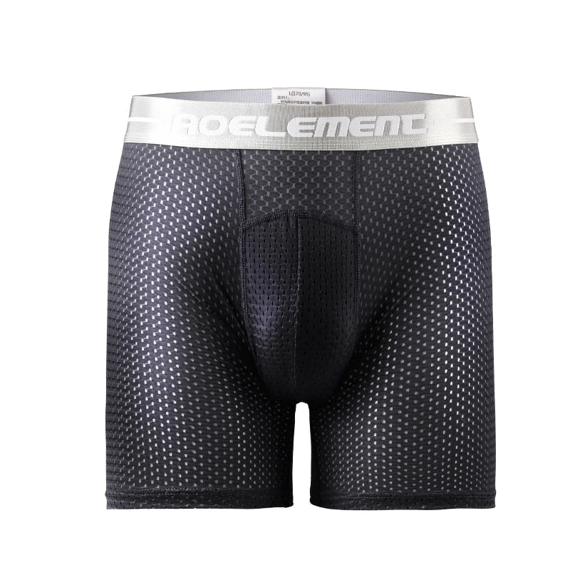 Ice Silk Long Sports Boxer