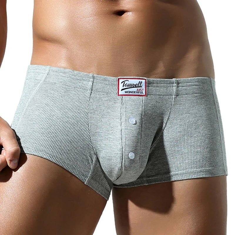 Solid Rayon Spandex Men's Boxer