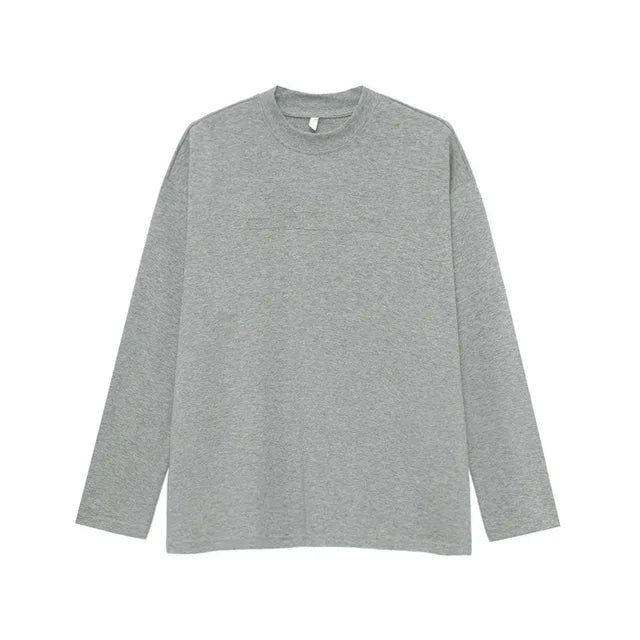 Solid Casual Round Collar Loose T-Shirt