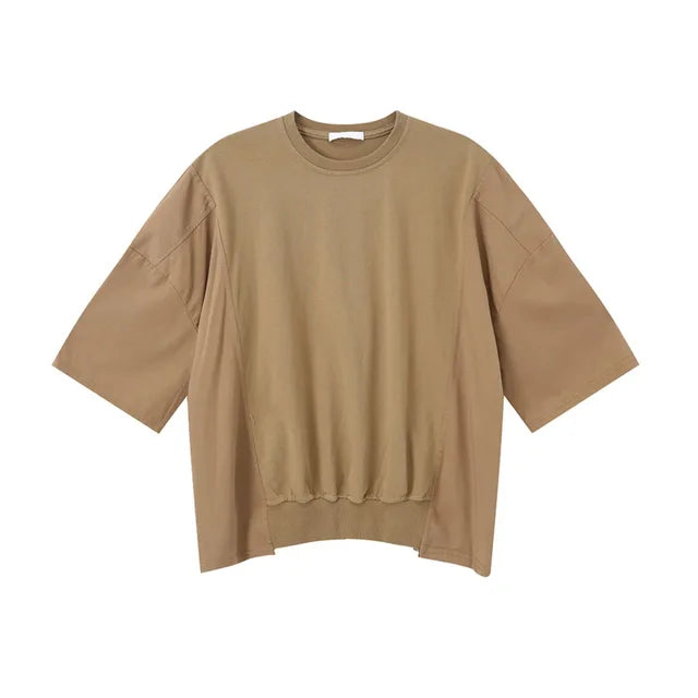 Casual Loose Round Neck Style T-Shirt