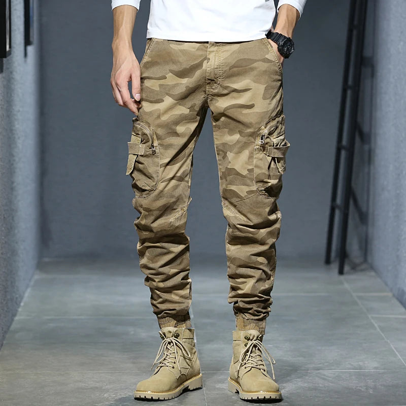 Tactical Camouflage Jogger Cargo Pants