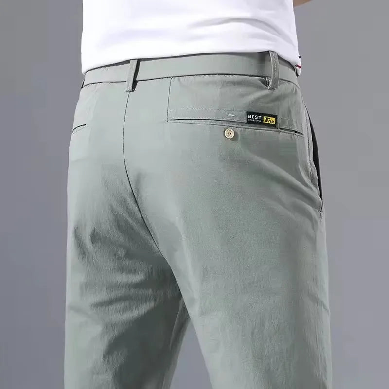 Smart Casual Style Straight Pants