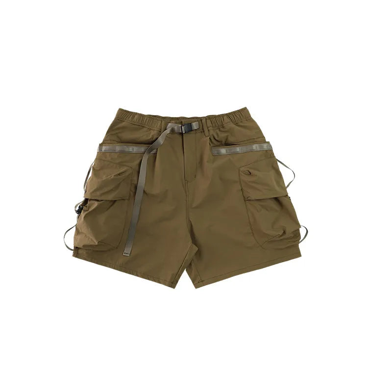Loose Fit Multi Pocket Lightweight Shorts