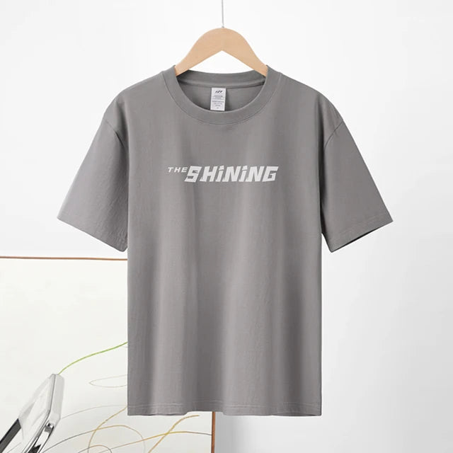 Cotton Polyester Letter Printed T-Shirt