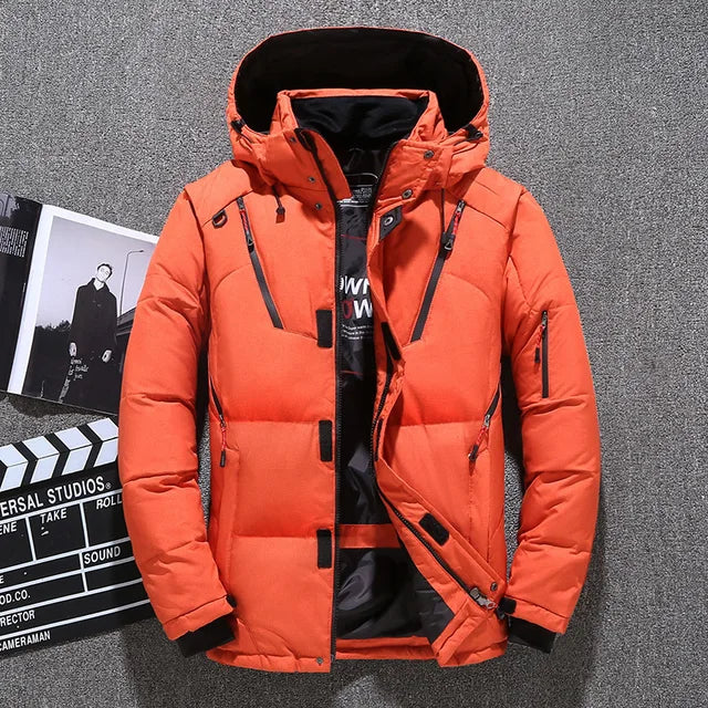 Warm Hooded Thick Polyester Parka