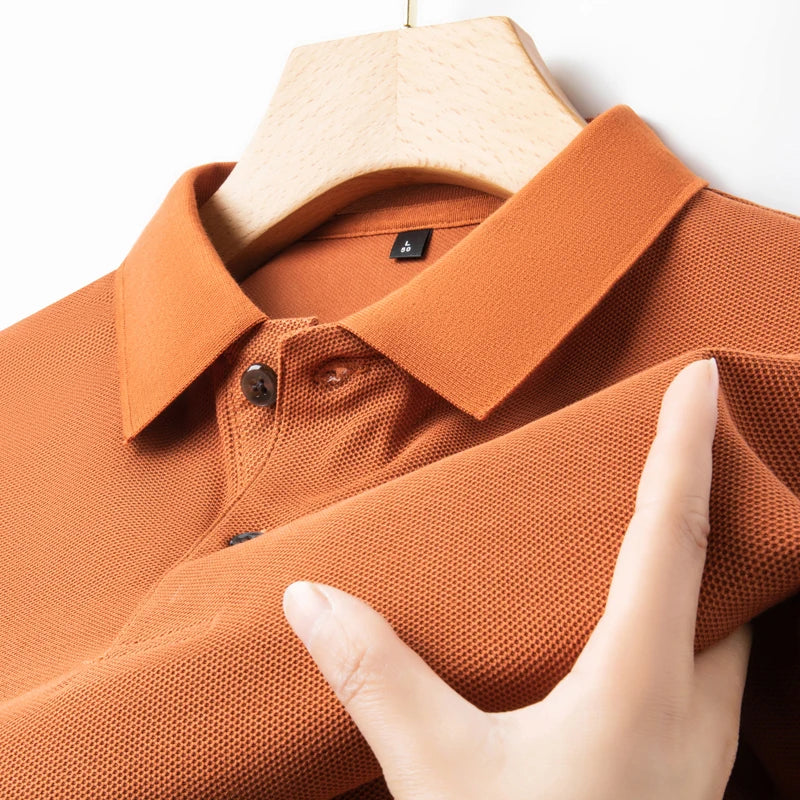 Casual Summer Cotton Breathable Polo Shirt