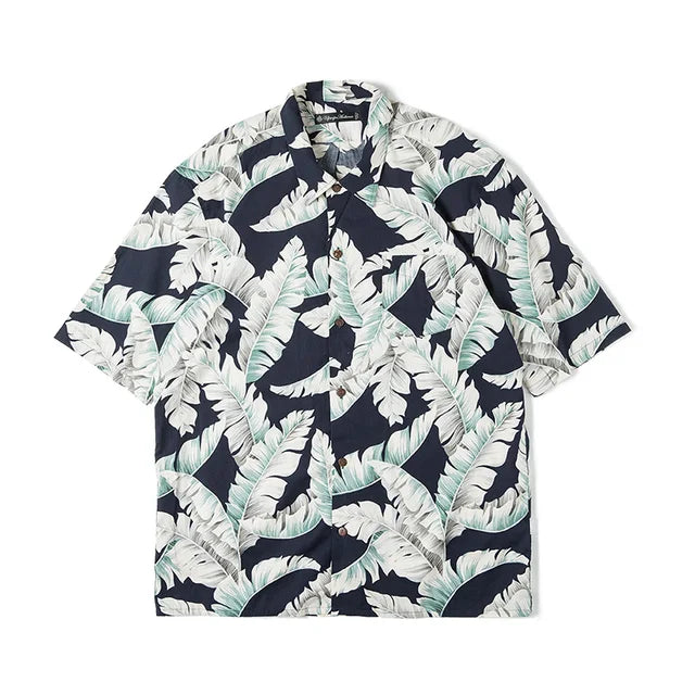 Hawaiian Banana Leaf Short Sleeve Shirt