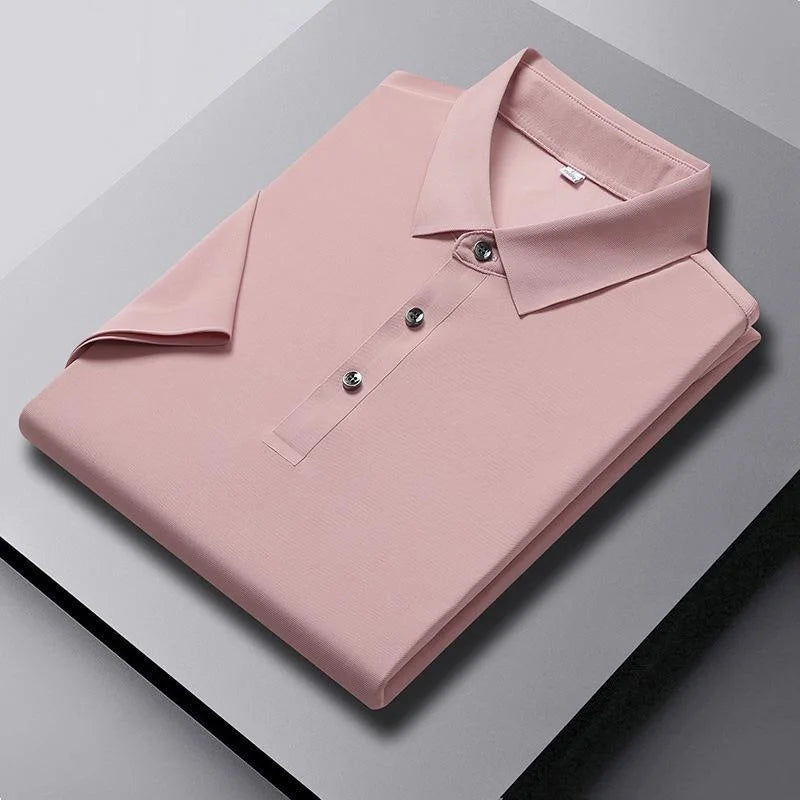 Classic Seamless Short Sleeve Polo Shirt