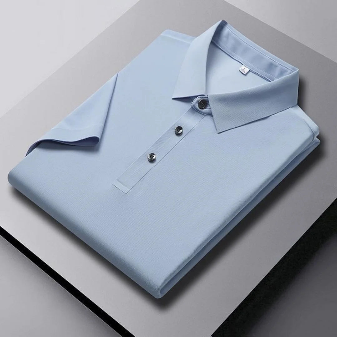 Classic Seamless Short Sleeve Polo Shirt