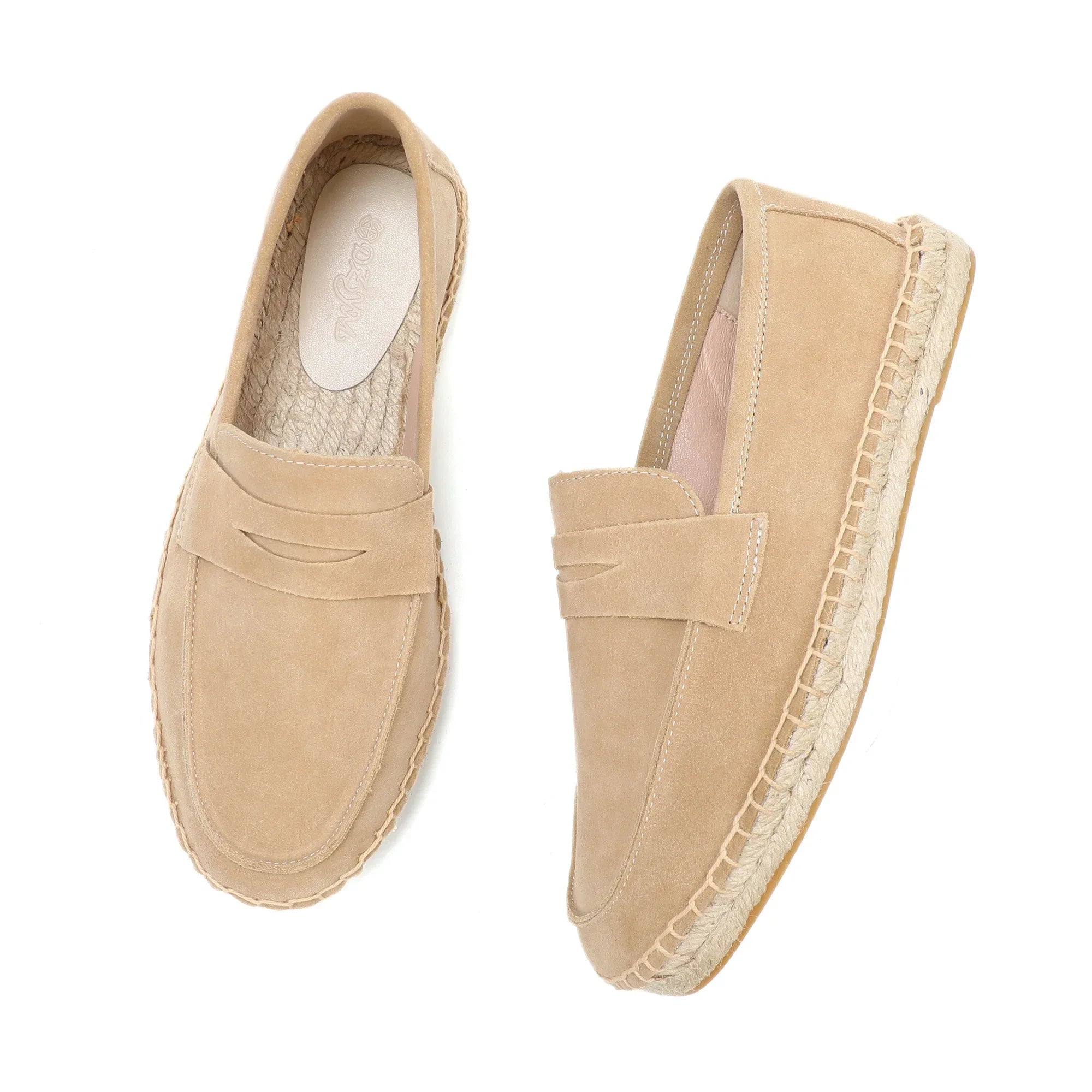 Slip-On Cow Suede Solid Loafers