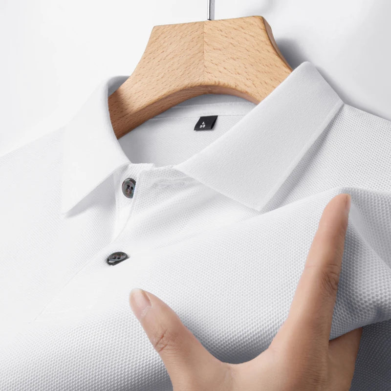 Casual Summer Cotton Breathable Polo Shirt